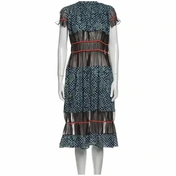 KOLOR Japan
Tiered Colorblock Dress - Picture 7 of 8